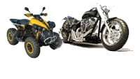 Motorcycles + ATVs