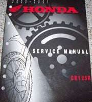 2001 Honda CR125R Motorcycle Shop Service Manual