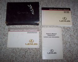 2000 Lexus GS400 & GS300 Owner's Manual Set