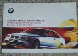2000 BMW 325Ci, 330Ci Coupe Owner's Manual