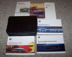 2000 BMW 323i & 328i Sedan Owner's Manual Set