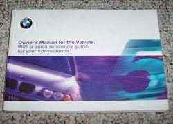 2000 BMW 528i, 540i Owner's Manual