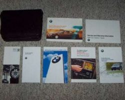 2000 BMW 740i, 740iL & 750iL Owner's Manual Set