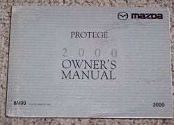 2000 Mazda Protege Owner's Manual