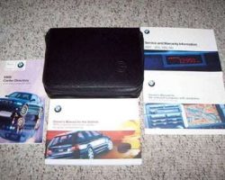 2001 BMW 325i & 325xi Wagon Owner's Manual Set
