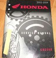 2002 Honda CR250R Motorcycle Service Manual