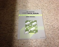 2002 Toyota Camry Solara Electrical Wiring Diagram Manual