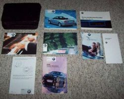 2002 BMW 325Ci, 330Ci Convertible Owner's Manual Set