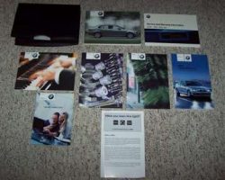 2002 BMW 320i, 325i, 325xi, 330i, 330xi Owner's Manual Set