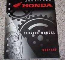 2003 Honda CRF150F Motorcycle Service Manual