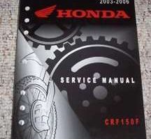 2003 Honda CRF150F Motorcycle Service Manual