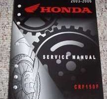 2005 Honda CRF150F Motorcycle Service Manual