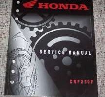 2004 Honda CRF230F Motorcycle Service Manual