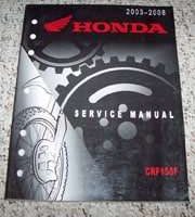 2007 Honda CRF150F Motorcycle Service Manual