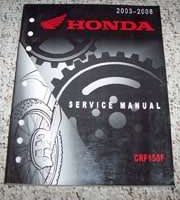 2003 Honda CRF150F Motorcycle Service Manual