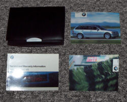 2003 BMW 325i & 325xi Wagon Owner's Manual Set
