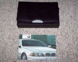 2003 BMW 525i, 530i, 540i Sedan & Sport Wagon Owner's Manual Set