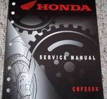 2006 Honda CRF250X Motorcycle Service Manual