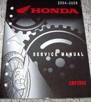 2004 Honda CRF250X Service Manual