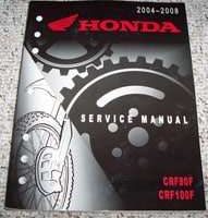 2007 Honda CRF80F & CRF100F Motorcycle Service Manual