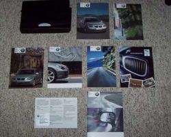 2004 BMW 525i, 530i, 545i Owner's Manual Set