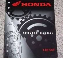 2004 Honda CRF50F Motorcycle Service Manual