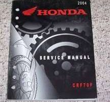 2004 Honda CRF70F Motorcycle Service Manual