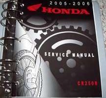 2005 Honda CR250R Service Manual