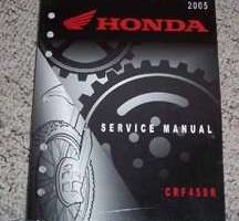 2005 Honda CRF450R Motorcycle Service Manual