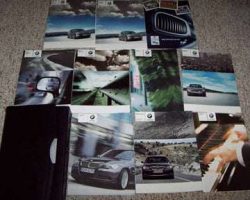2006 BMW 323i, 325i, 325xi, 330i & 330xi Sedan Owner's Manual Set
