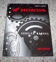 2008 Honda CRF150R & CRF150RB Motorcycle Service Manual