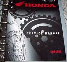 2007 Honda CRF450R Shop Service Repair Manual
