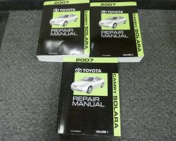 2007 Toyota Camry Solara Service Manual