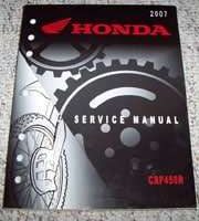 2007 Honda CRF450R Motorcycle Service Manual