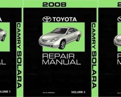 2008 Toyota Camry Solara Service Manual