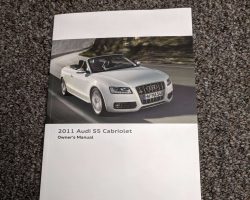 2011 Audi S5 Cabriolet Owner's Manual