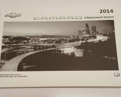 2014 Chevrolet Camaro Infotainment System Manual