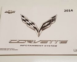 2014 Chevrolet Corvette Infotainment System Manual