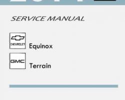 2014 GMC Terrain Service Manual