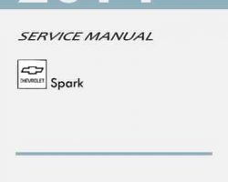 2014 Chevrolet Spark Service Manual