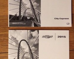 2015 Chevrolet City Express Owner's Manual Set
