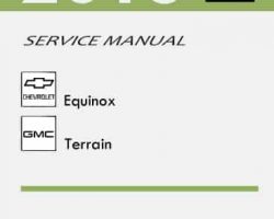 2015 GMC Terrain Service Manual
