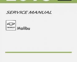 2015 Chevrolet Malibu Service Manual