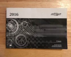 2016 Chevrolet Cruze Owner's Manual