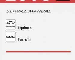 2016 GMC Terrain Service Manual
