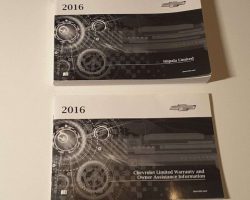2016 Chevrolet Impala Limited Owner's Manual Set