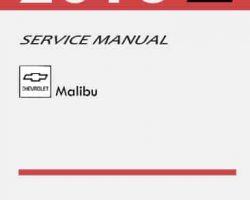 2016 Chevrolet Malibu Service Manual