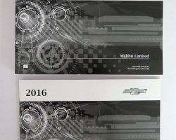 2016 Chevrolet Malibu Limited Owner's Manual Set