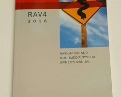 2016 Toyota Rav4 Navigation System Owner's Manual