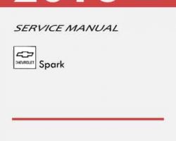 2016 Chevrolet Spark Service Manual